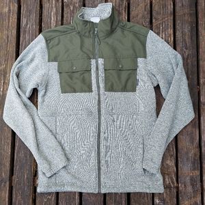 Mens Columbia Knit and Canvas Jacket